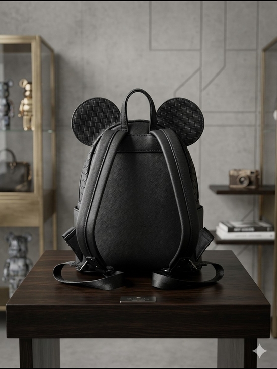 black.disney backpack leather Loungefly Disney The Minnie Mouse Classic Series Womens Backpack: Midnight Iridescent : Clothing, Shoes & Jewelry measuring 10 1/2 Disney Mickey, Minnie and Goofy